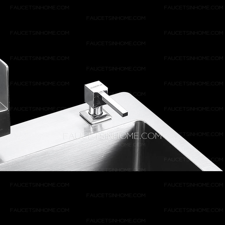 Double Sinks Stainless Steel Kitchen Sinks With Faucet