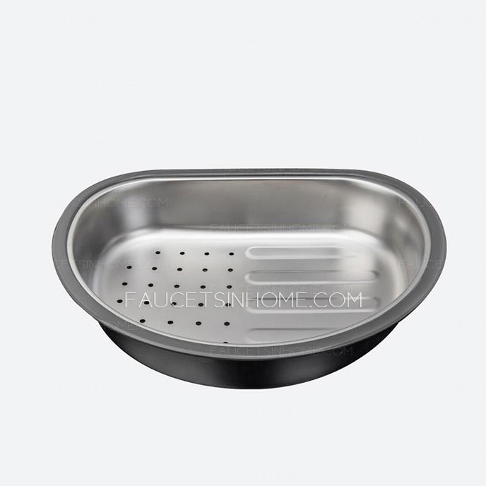 Single Bowl Large Capacity Stainless Steel Kitchen Sinks With Faucet