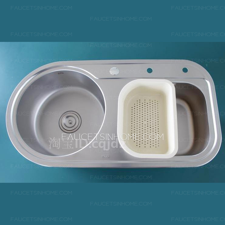 Large Capacity Double Sinks Stainless Steel Kitchen Sinks