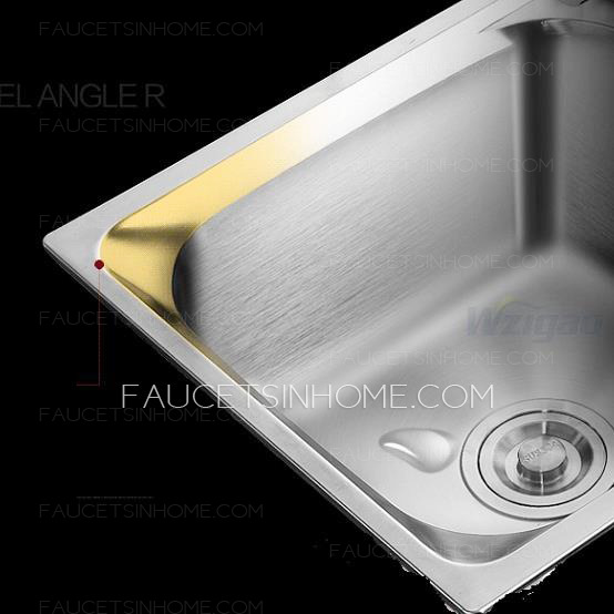 Double Sinks Nickel Brushed Stainless Steel Kitchen Sinks With Faucet