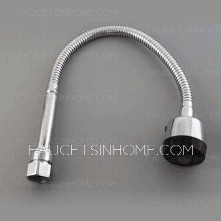 Chrome Brass Extension Tube of Faucet With Spout