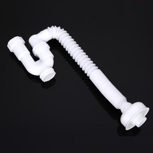 ABS U Type Adjustable White Anti-blocking And Deodorant Water Hose