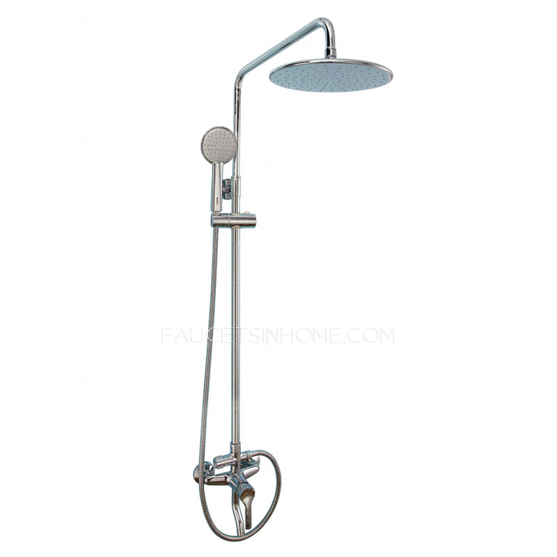 Affordable Chrome Water Efficient Exposed Shower Faucets