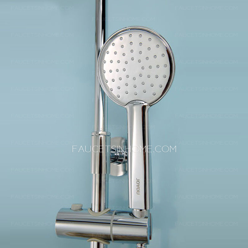 Affordable Chrome Water Efficient Exposed Shower Faucets