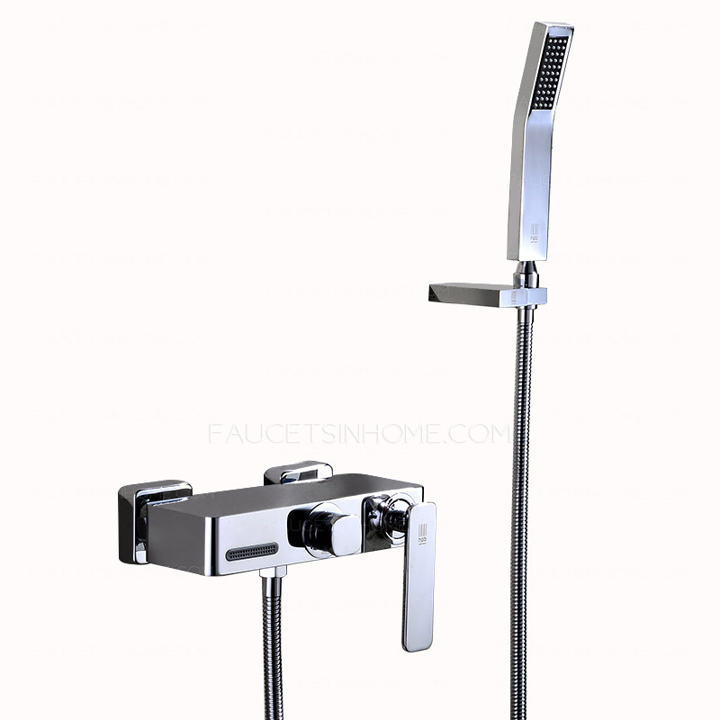 Best Wall Mount Chrome Waterfall Bathtub Shower Faucet