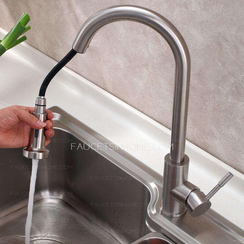 Designer Pull Out Stainless Steel Best Kitchen Faucets