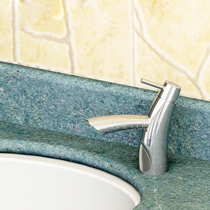 High End Chrome Brass Single Handle Best Bathroom Faucets