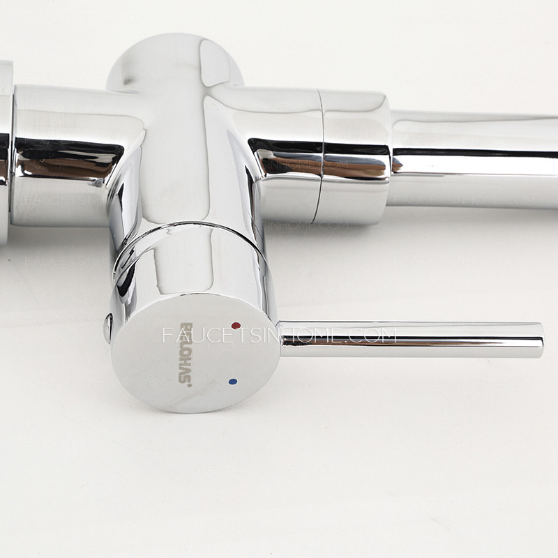 Best Brass Chrome Cramic Spool Pull Out Kitchen Faucet