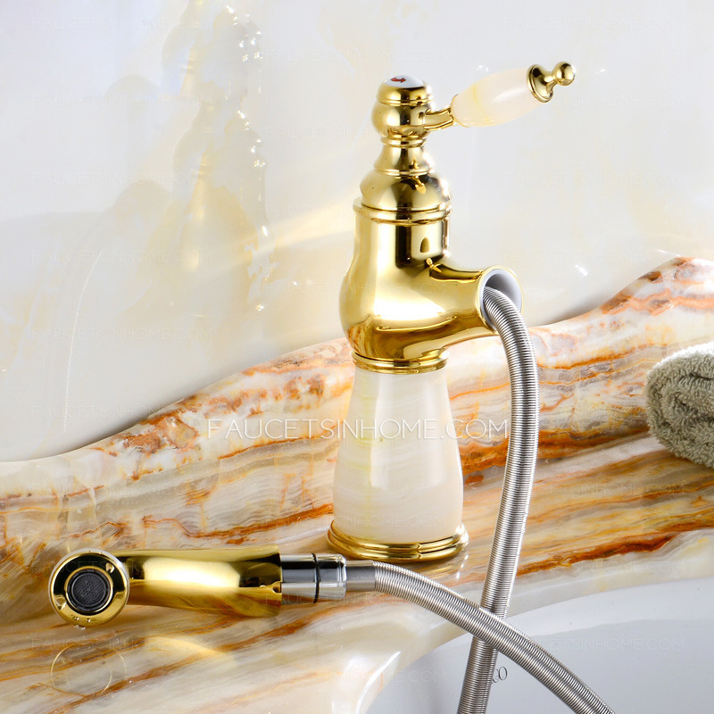 Designer Single Handle Best Pull Down Faucet For Bathroom