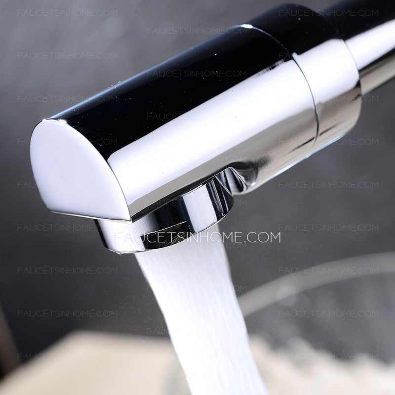 Best Wall Mounted Folding Modern Kitchen Faucet Chrome