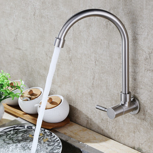 Designer Goose Neck Shaped Wall Mount Best Kitchen Faucets