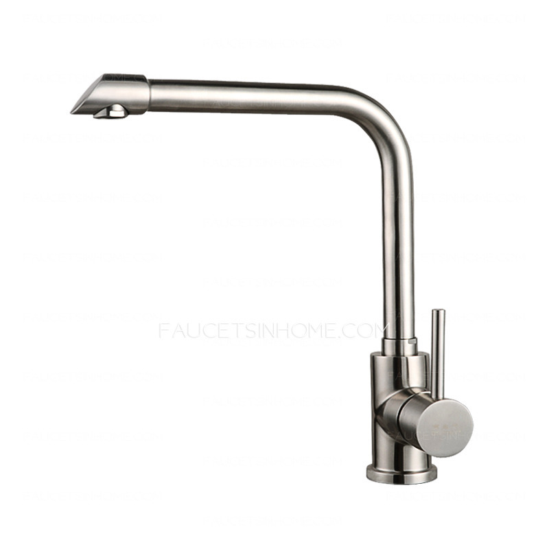 Designer Stainless Steel Single Kitchen Faucet One Hole