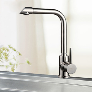 Designer Stainless Steel Single Kitchen Faucet One Hole