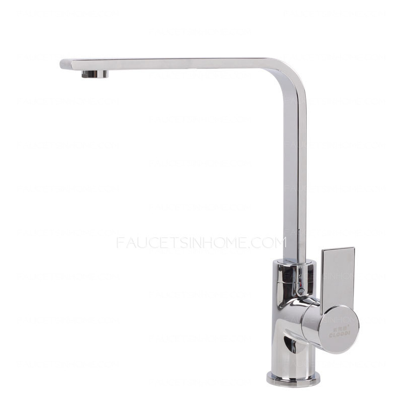 Chrome Brass Kitchen Faucet