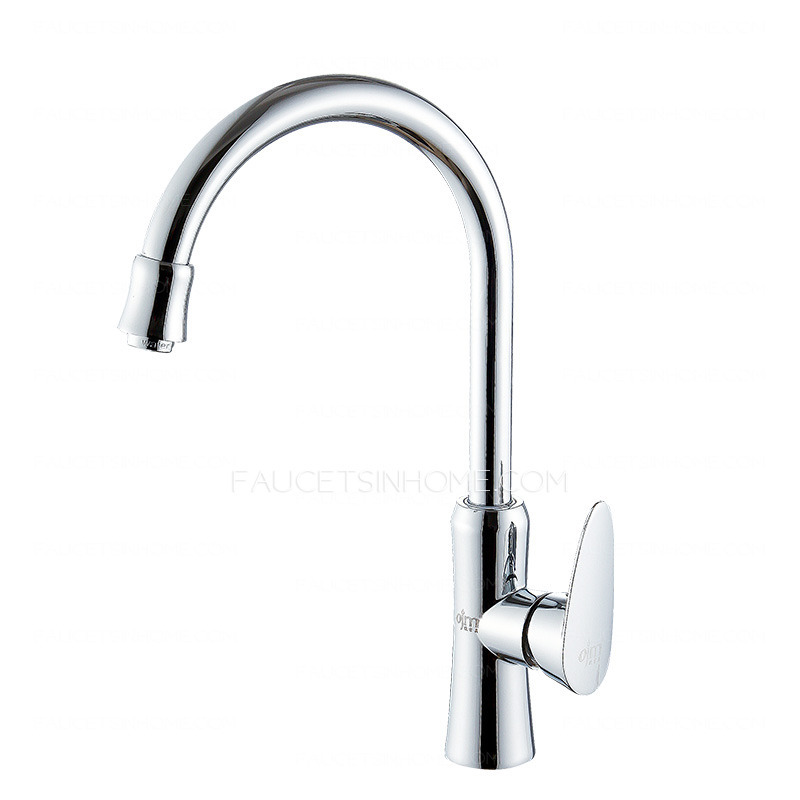 Rotatable Single Handle Chrome Best Kitchen Faucets