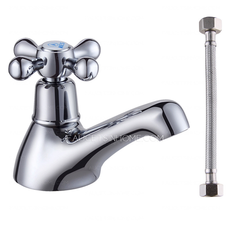 Affordable Blossom Shaped Handle Bathroom Sink Faucet