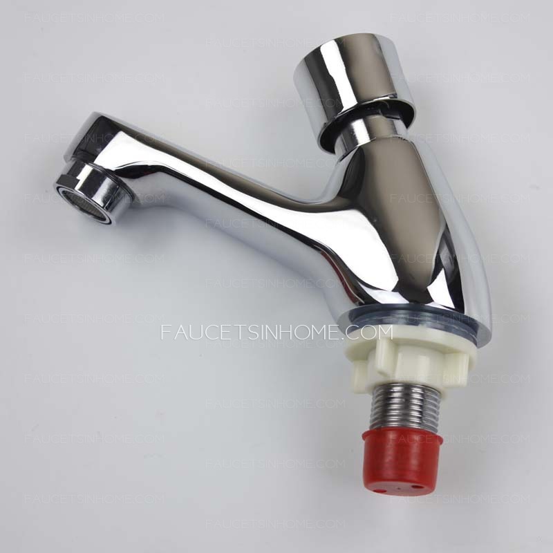 Affordable Vessel Press Type Single Hole Bathroom Faucets