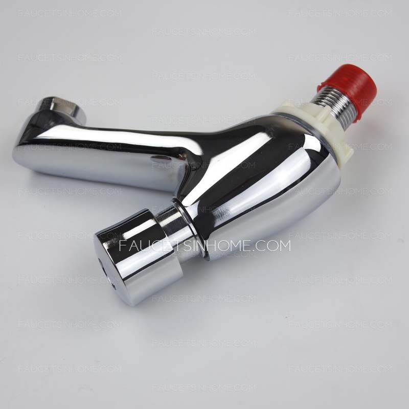 Affordable Vessel Press Type Single Hole Bathroom Faucets