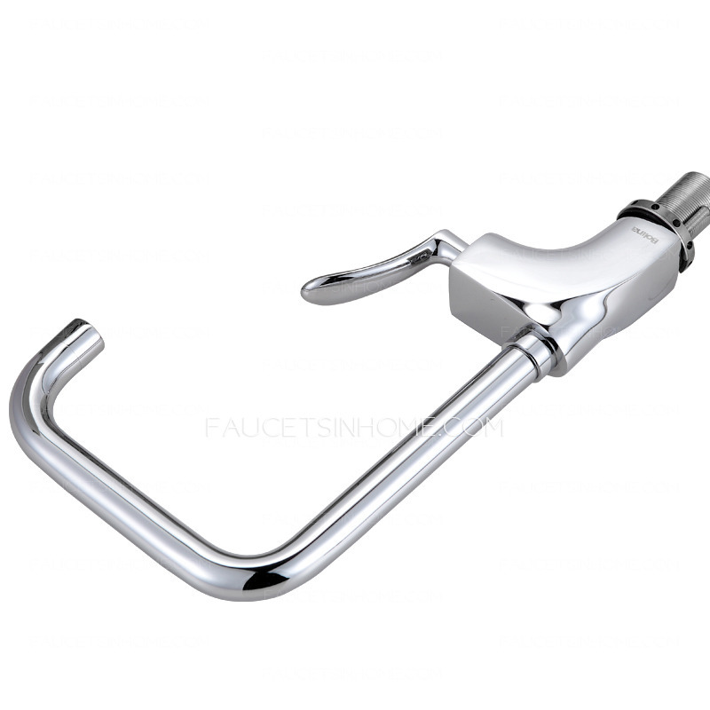 Best One Handle Vessel Rotatable Faucets Kitchen