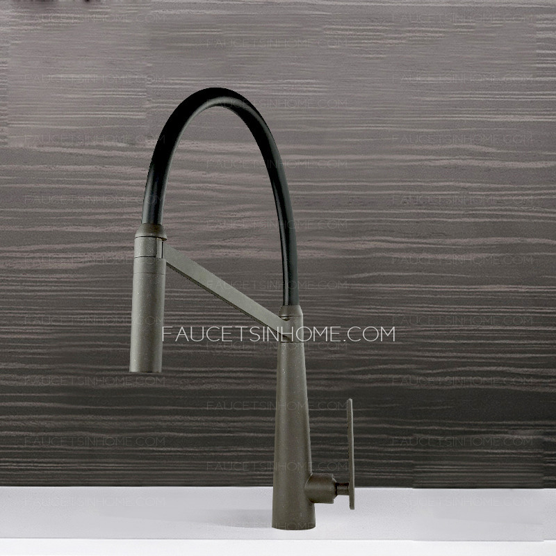 Best Brass Painting Kitchen Faucet Black One Handle