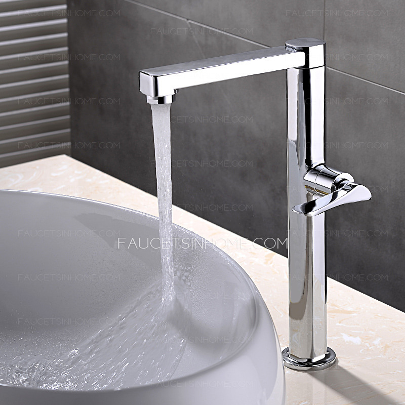 High End Chrome Brass Contemporary Faucets Bathroom