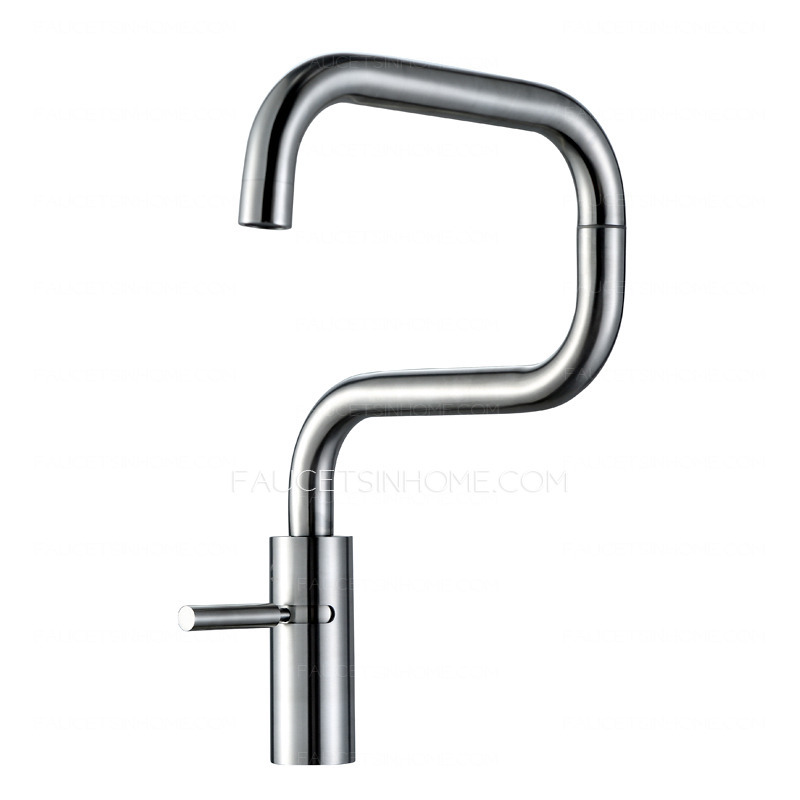 Quality Stainless Steel Nickel Brushed Modern Kitchen Faucets