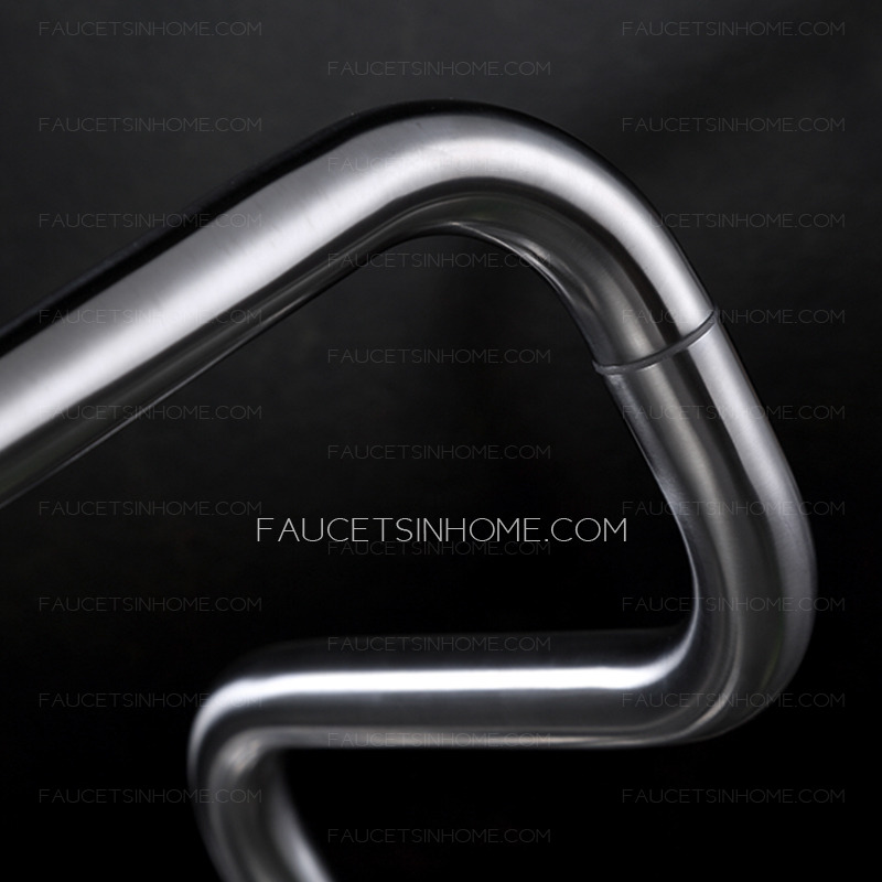 Quality Stainless Steel Nickel Brushed Modern Kitchen Faucets