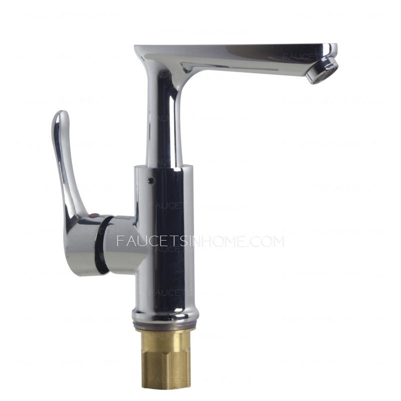 Designer One Handle Chrome Brass Bathroom Sink Faucets