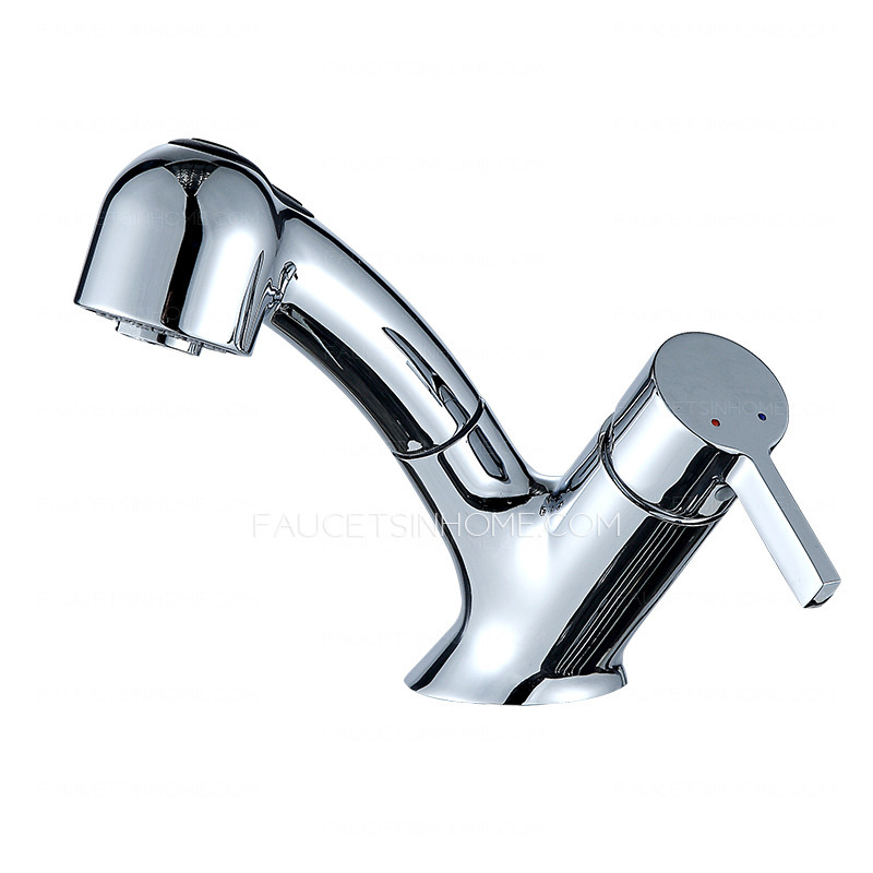 Designer Pull Down Faucets Bathroom One Handle