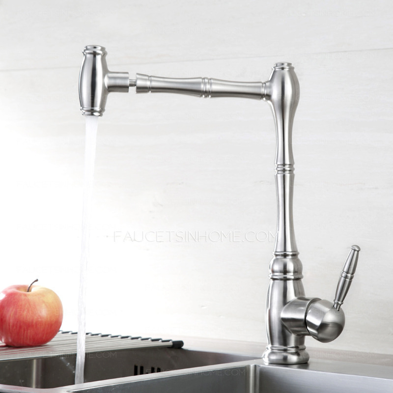 Designer Stainless Steel One Handle Kitchen Water Faucet