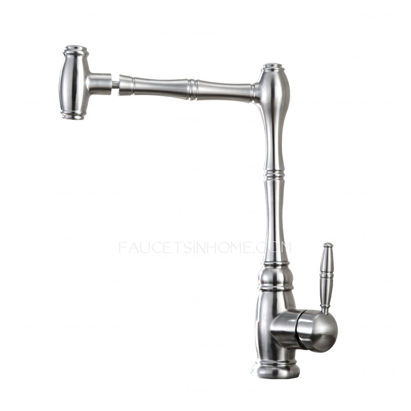 Designer Stainless Steel One Handle Kitchen Water Faucet