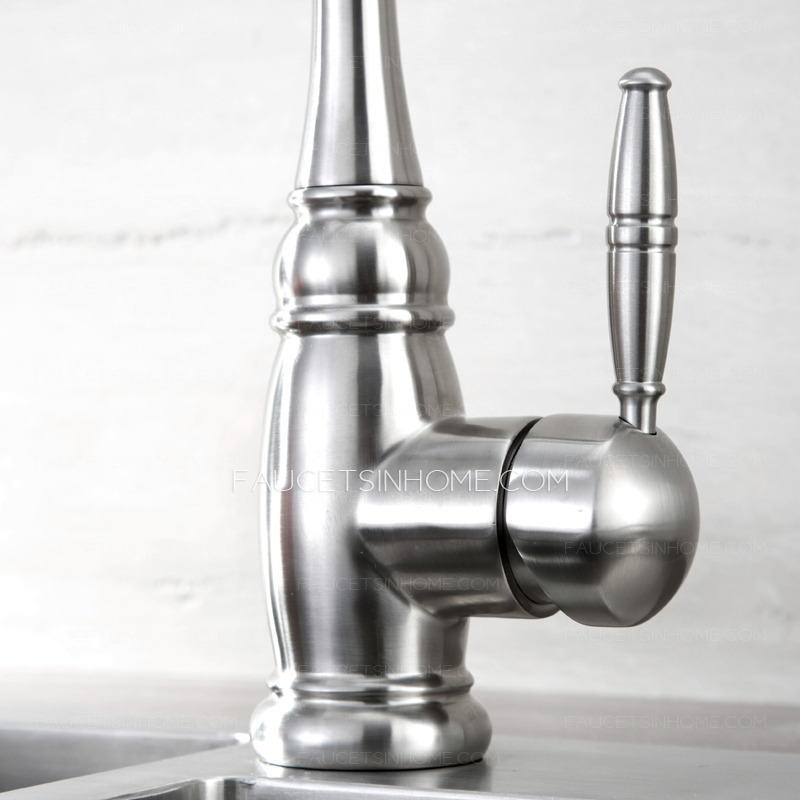 Designer Stainless Steel One Handle Kitchen Water Faucet