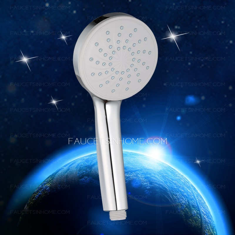 Modern Round Shaped Chrome ABS Hand Shower