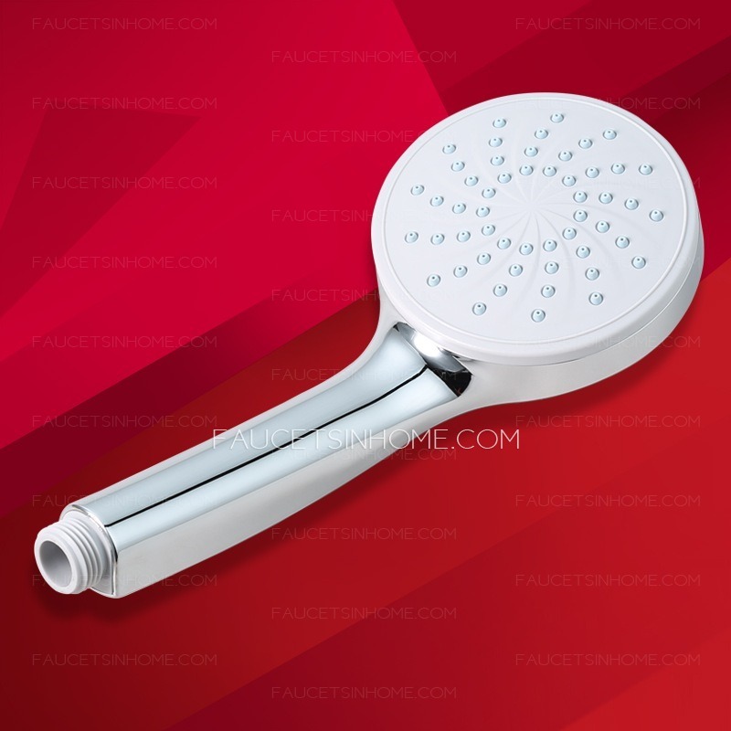 Modern Round Shaped Chrome ABS Hand Shower