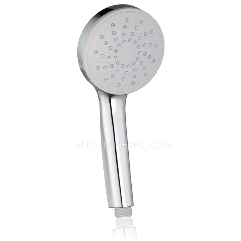 Modern Round Shaped Chrome ABS Hand Shower