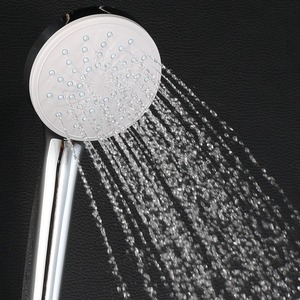 Modern Round Shaped Chrome ABS Hand Shower