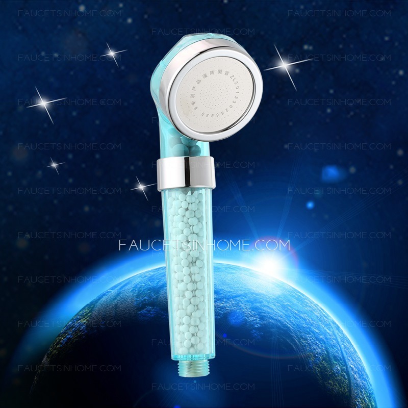 Stylish Blue Anion Type PC Poly Hand Shower