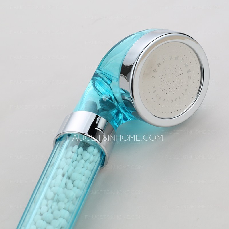 Stylish Blue Anion Type PC Poly Hand Shower