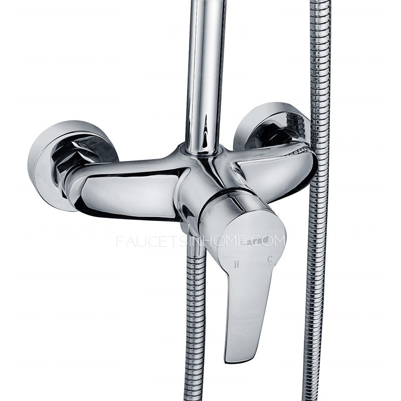 Modern Chrome Multi-Function Hand Shower Contemporary Shower Fixtures