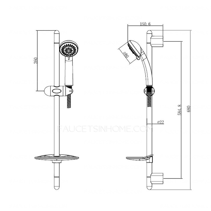 Good Chrome Stainless Steel Discount Shower Fixtures With Hand Shower