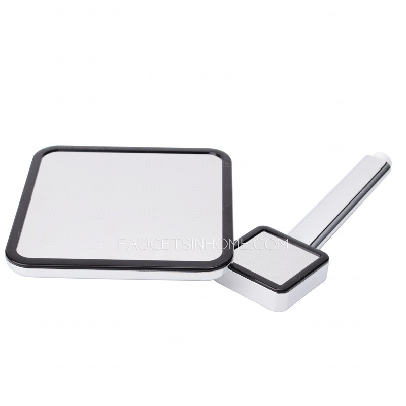 Modern Square Shaped Painting White Top Shower Set