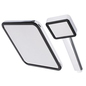 Modern Square Shaped Painting White Top Shower Set