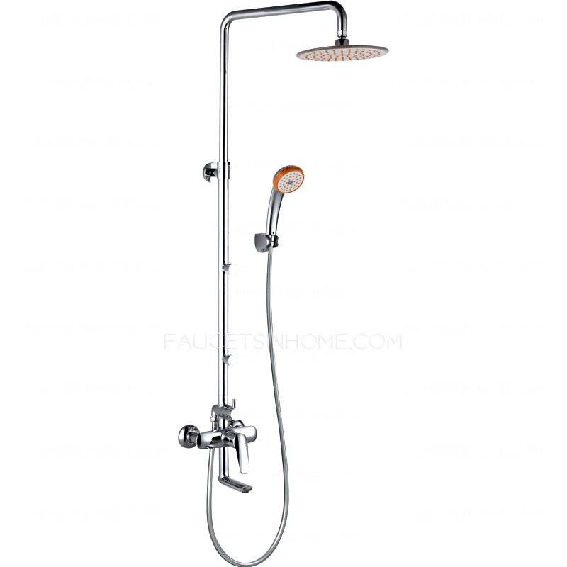 Quality Three-Type Adjustable Chrome Brass Best Outdoor Showers