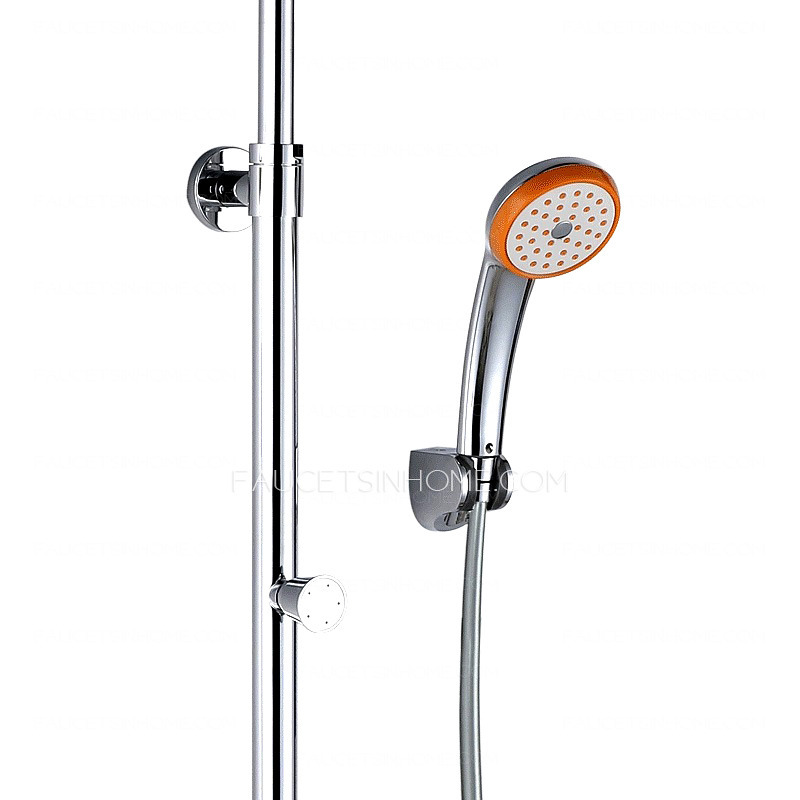 Quality Three-Type Adjustable Chrome Brass Best Outdoor Showers