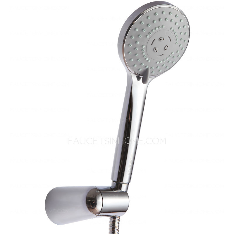 Simple Brass Chrome ABS Plastic Shower Hand Custom Shower Fixture System