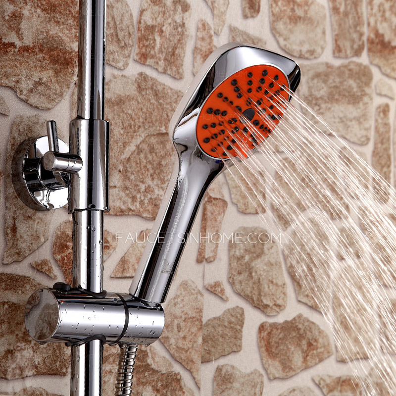 Good Quality Square Shaped Chrome Best Shower Faucet