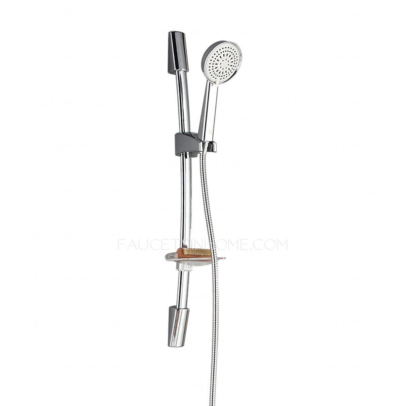 Adjustable Wall Mount Simple Outdoor Shower Stainless Steel