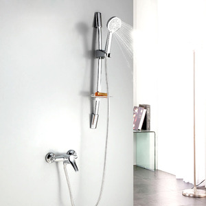 Simple Chrome Stainless Steel Lifting Shower Fixture