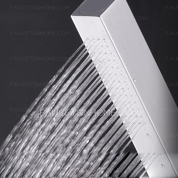 Designer Wall Mount Aluminum Fixture Shower Faucet For Bathroom