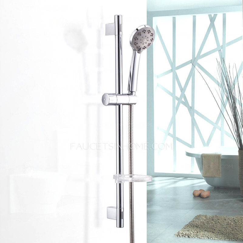 Quality Chrome Wall Mount Simple Shower Faucet For Bathroom